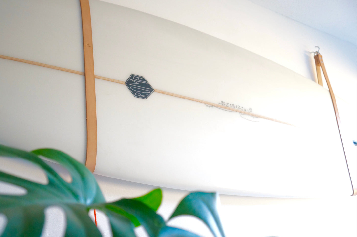Premium surfboard wall straps